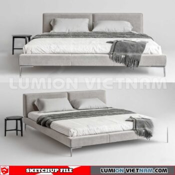 230210. Bed Sketchup 3D Models