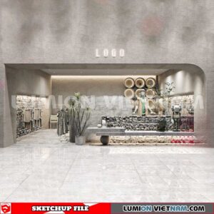 230310 fashion Shop Sketchup 3D Interior Models