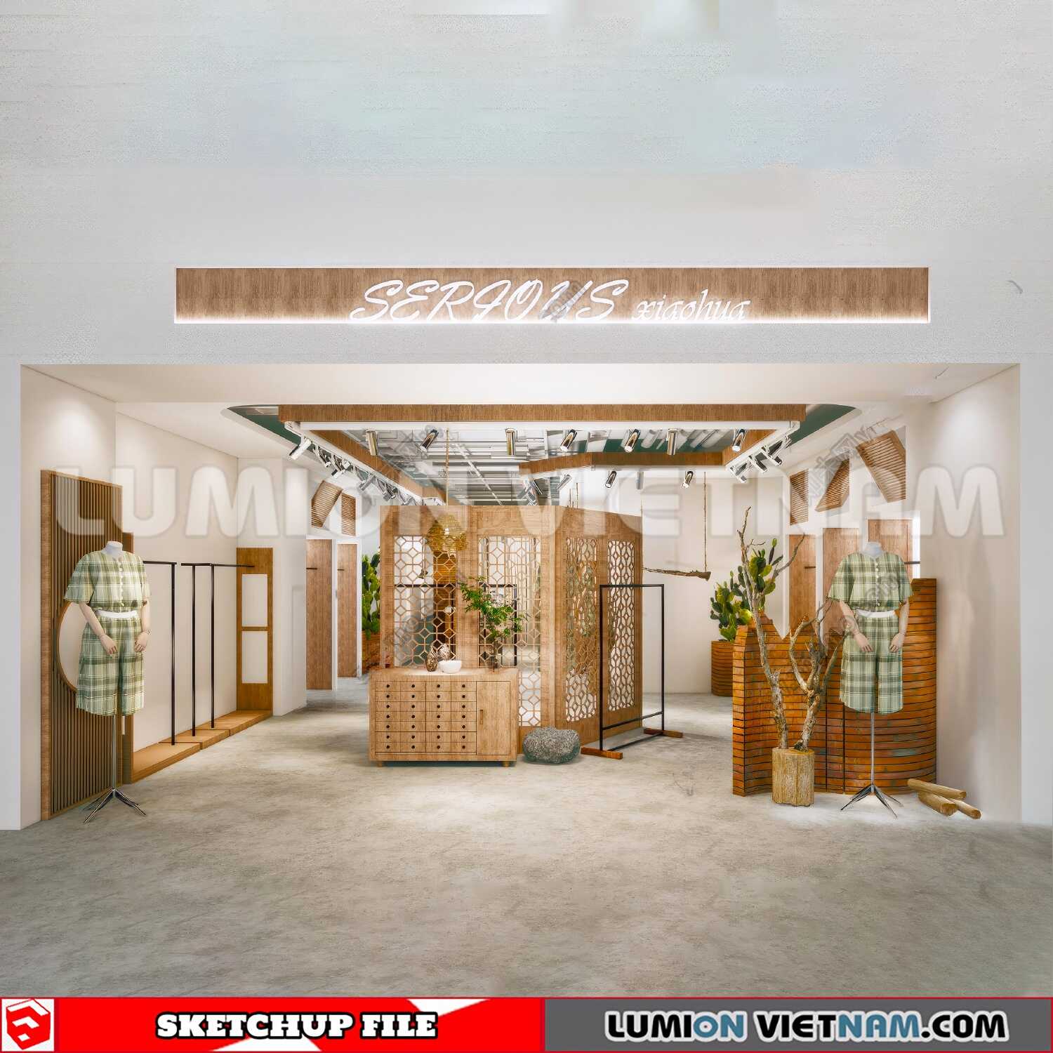 230310-Fashion-Shop-28-Sketchup-Models