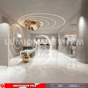 230310 fashion Shop Sketchup 3D Interior Models