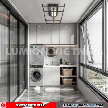 231013. Balcony Sketchup Exterior 3D Models