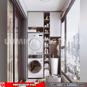 231013. Balcony Sketchup Exterior 3D Models