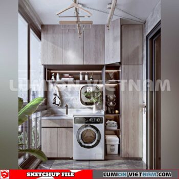 231013. Balcony Sketchup Exterior 3D Models