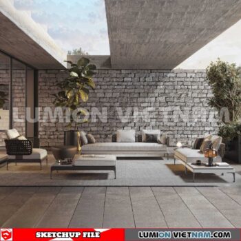 231013. Balcony Sketchup Exterior 3D Models