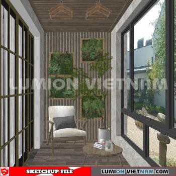 231013. Balcony Sketchup Exterior 3D Models