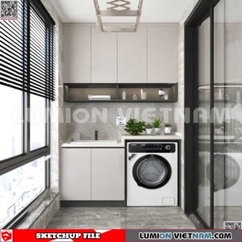 231013. Balcony Sketchup Exterior 3D Models