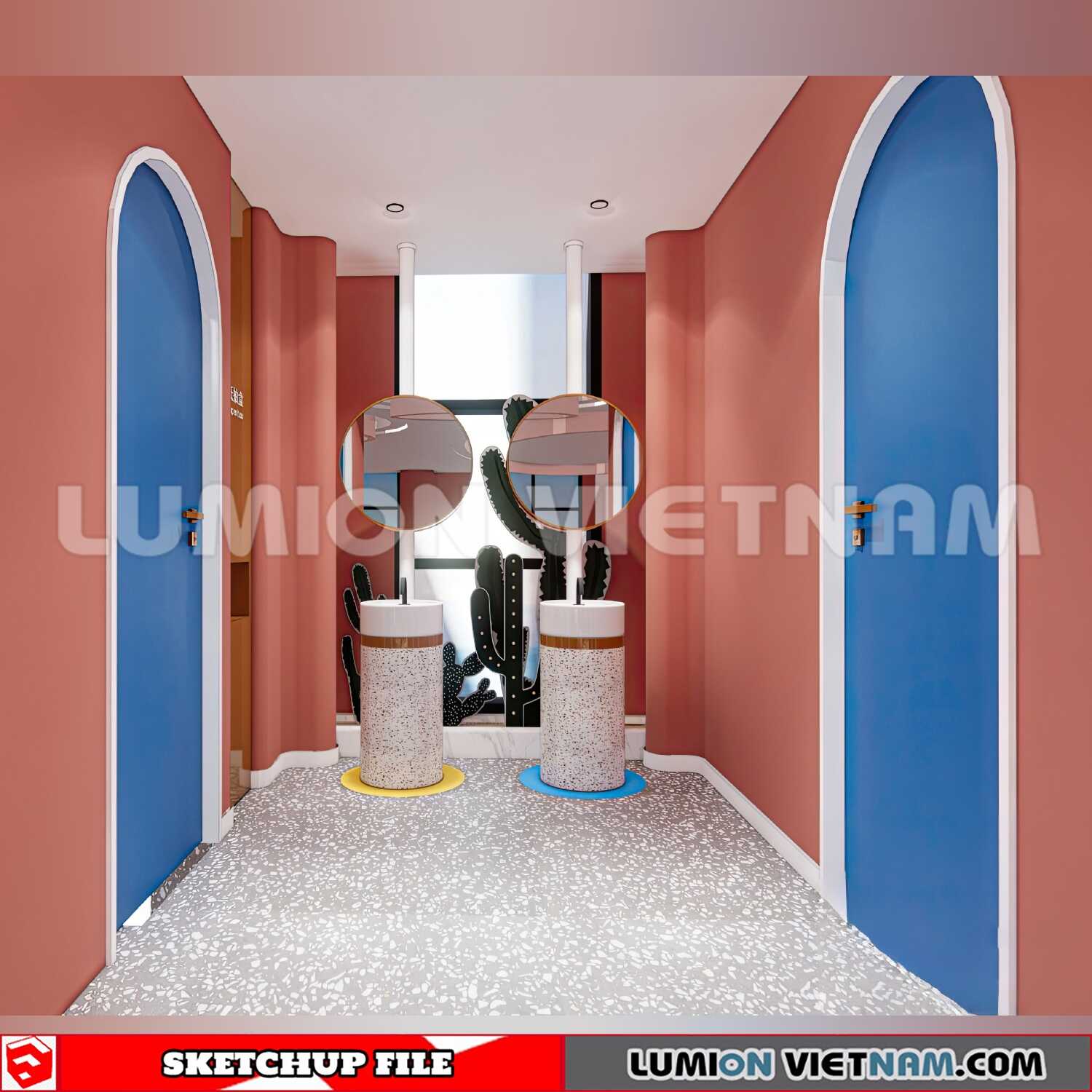 231016-Public-Toilet-21-Sketchup-Models