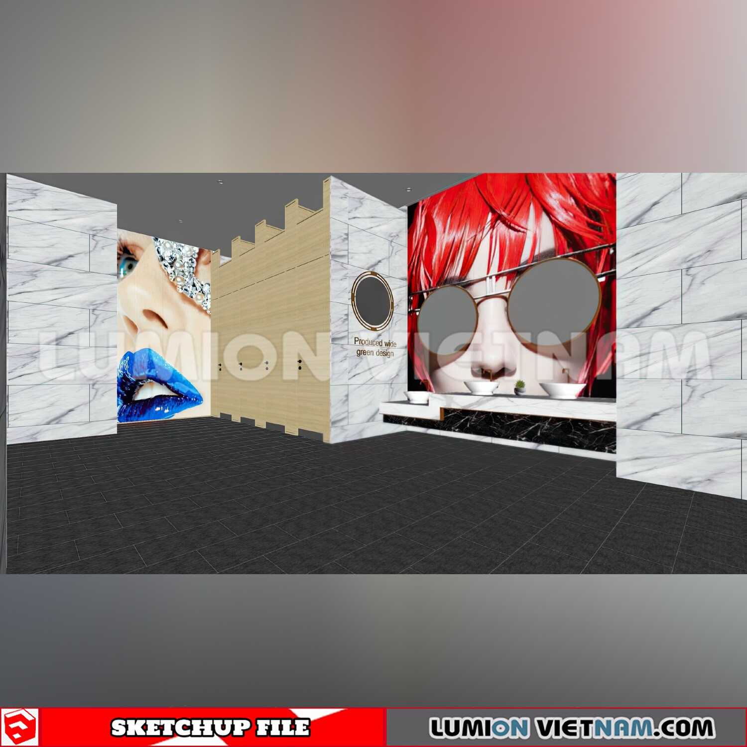 231016-Public-Toilet-32-Sketchup-Models