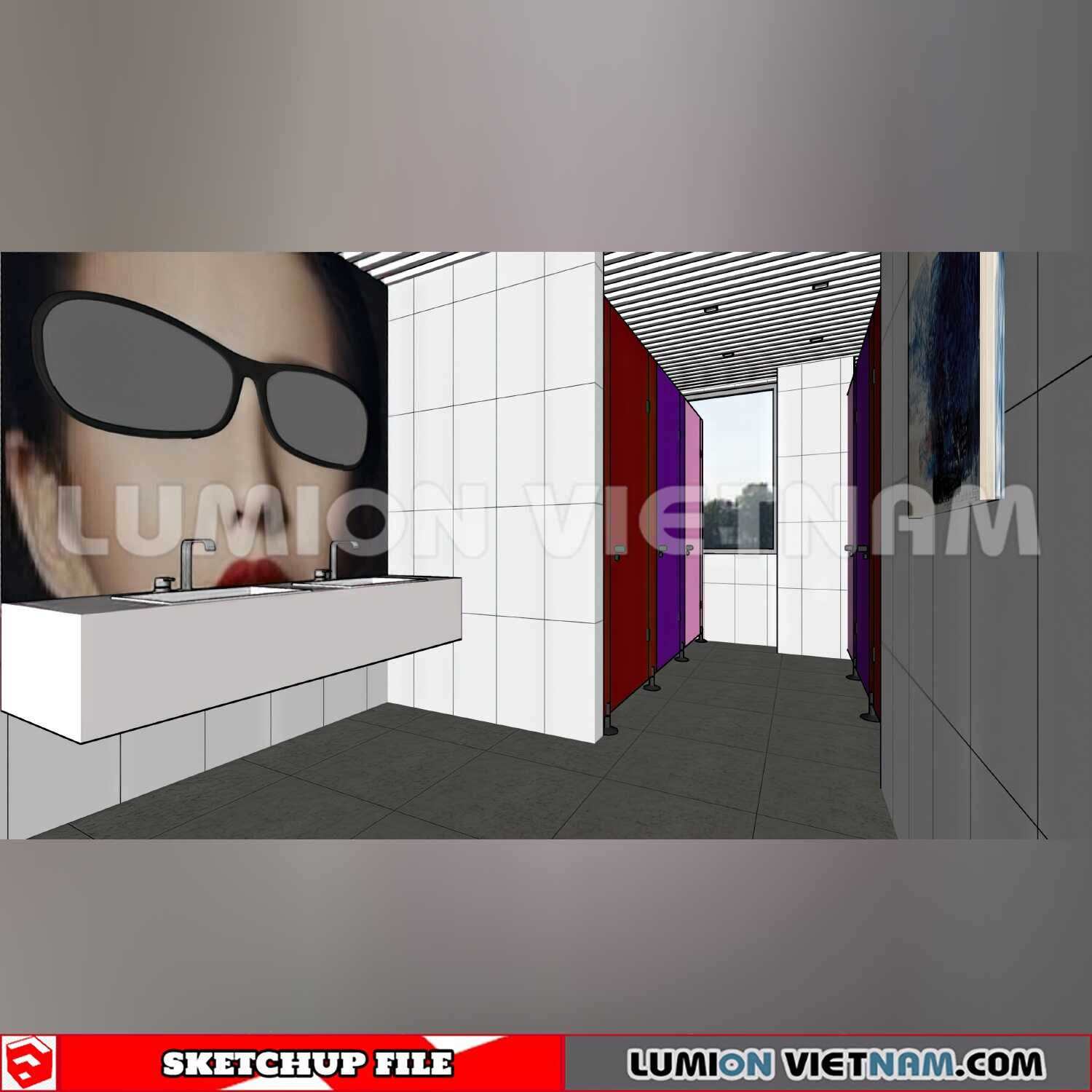 231016-Public-Toilet-40-Sketchup-Models