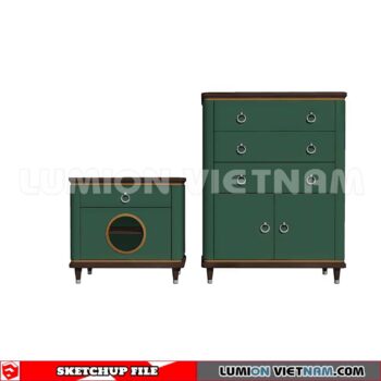 230814. Sideboard Sketchup 3D Models