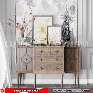 230814. Sideboard Sketchup 3D Models