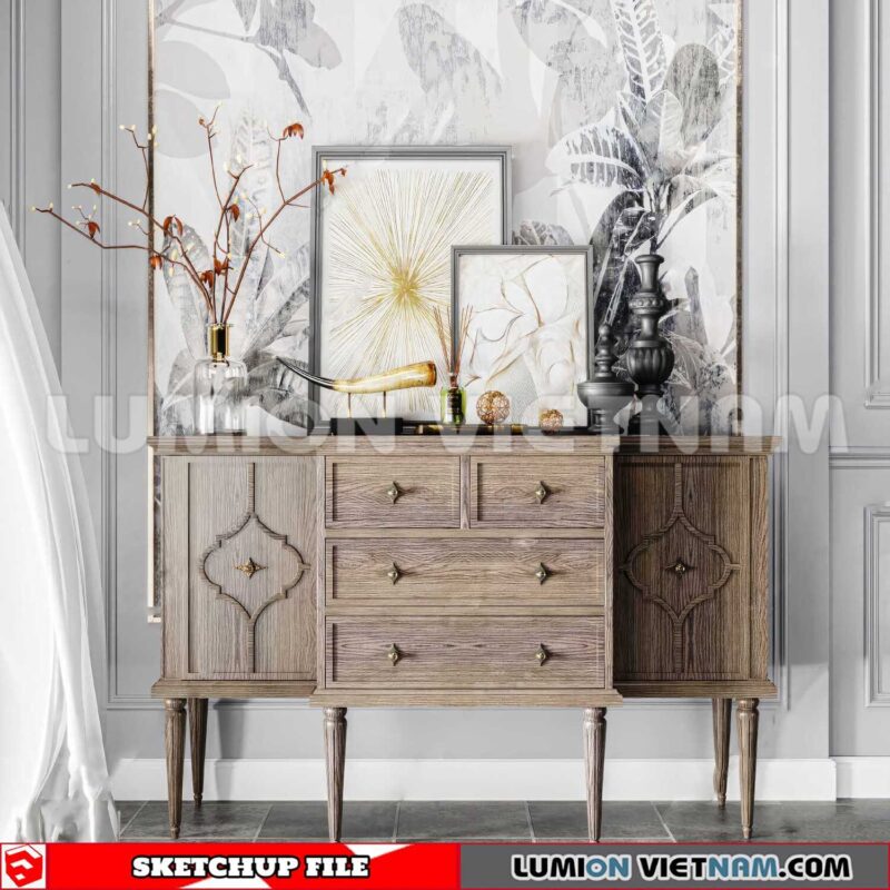 230814. Sideboard Sketchup 3D Models