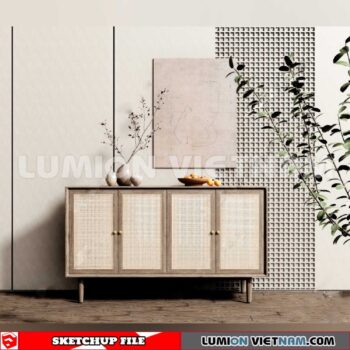 230814. Sideboard Sketchup 3D Models
