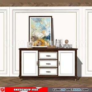 230814. Sideboard Sketchup 3D Models