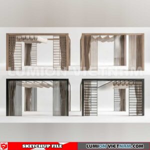 231027. Pergola Sketchup 3D Models