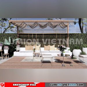231027. Pergola Sketchup 3D Models