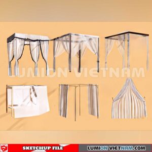 231027. Pergola Sketchup 3D Models