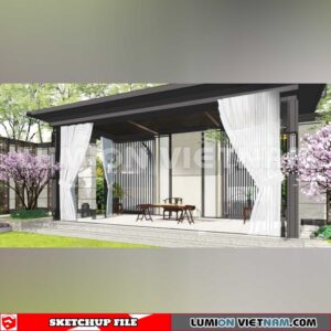 231027. Pergola Sketchup 3D Models