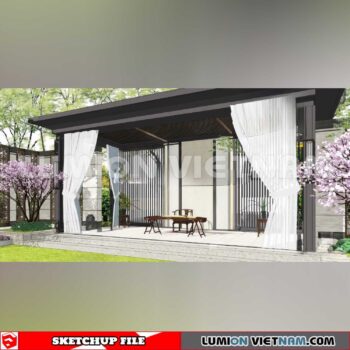 231027. Pergola Sketchup 3D Models