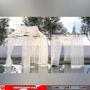 231027. Pergola Sketchup 3D Models