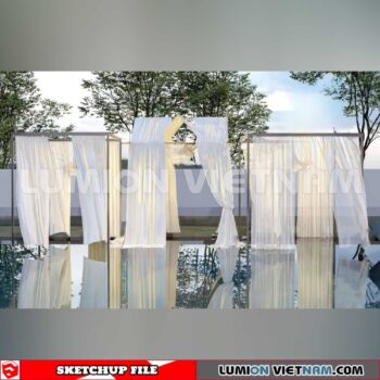 231027. Pergola Sketchup 3D Models