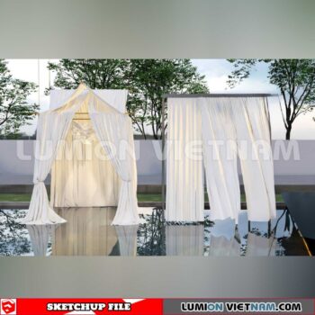 231027. Pergola Sketchup 3D Models