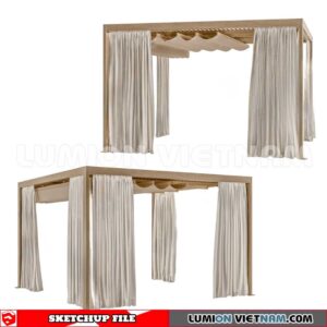 231027. Pergola Sketchup 3D Models