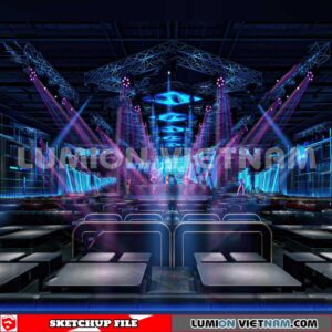 231114. Bar Sketchup 3D Interior Models