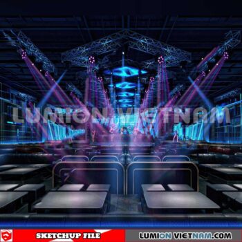 231114. Bar Sketchup 3D Interior Models