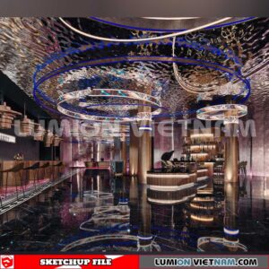 231114. Bar Sketchup 3D Interior Models