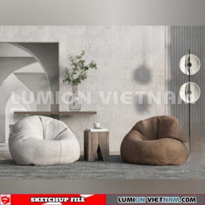 23120. Sofa Sketchup 3D Models