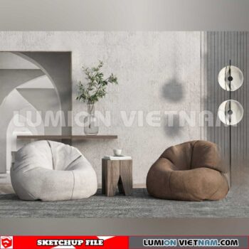 23120. Sofa Sketchup 3D Models