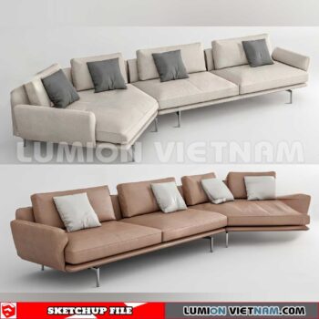 23120. Sofa Sketchup 3D Models