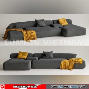 23120. Sofa Sketchup 3D Models