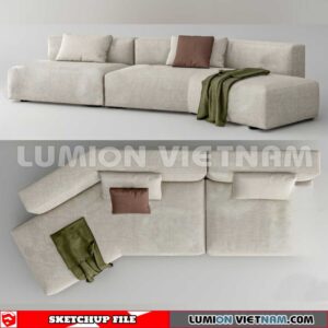 23120. Sofa Sketchup 3D Models