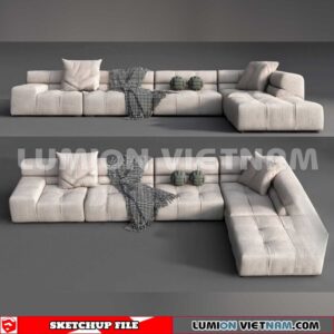 23120. Sofa Sketchup 3D Models