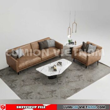 23120. Sofa Sketchup 3D Models