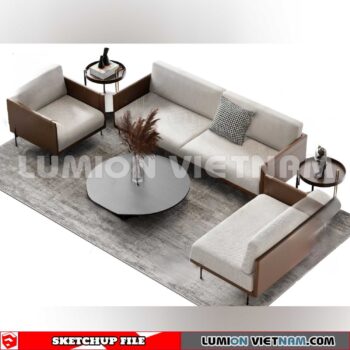 23120. Sofa Sketchup 3D Models