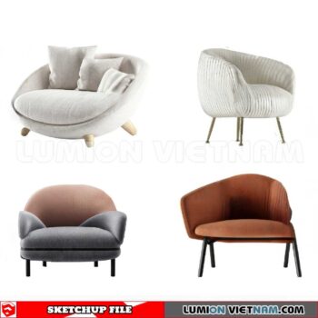 23120. Sofa Sketchup 3D Models