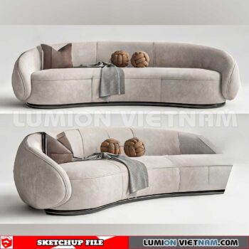 23120. Sofa Sketchup 3D Models