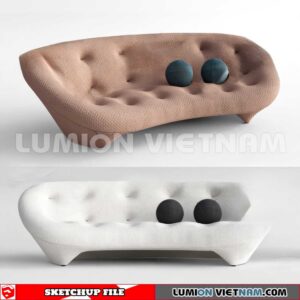 23120. Sofa Sketchup 3D Models