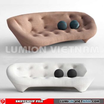 23120. Sofa Sketchup 3D Models