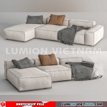 23120. Sofa Sketchup 3D Models