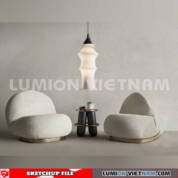 23120. Sofa Sketchup 3D Models