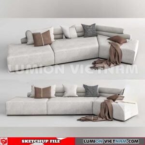23120. Sofa Sketchup 3D Models