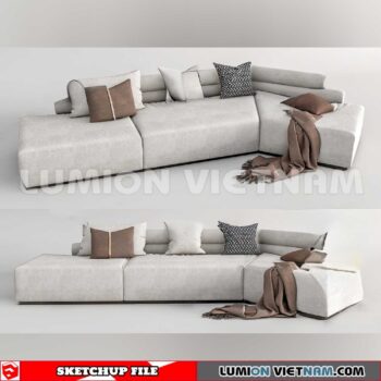 23120. Sofa Sketchup 3D Models