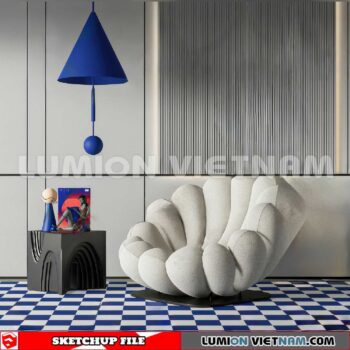 23120. Sofa Sketchup 3D Models