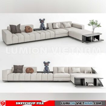 23120. Sofa Sketchup 3D Models