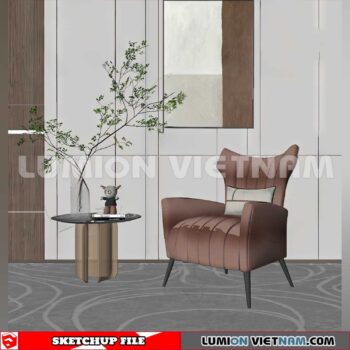 23120. Sofa Sketchup 3D Models