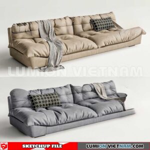 23120. Sofa Sketchup 3D Models